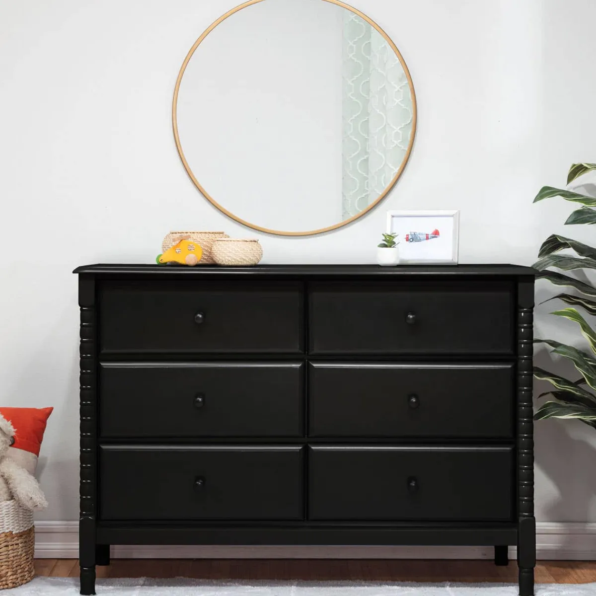 Dressers-DaVinci Jenny Lind 6 Drawer Dresser