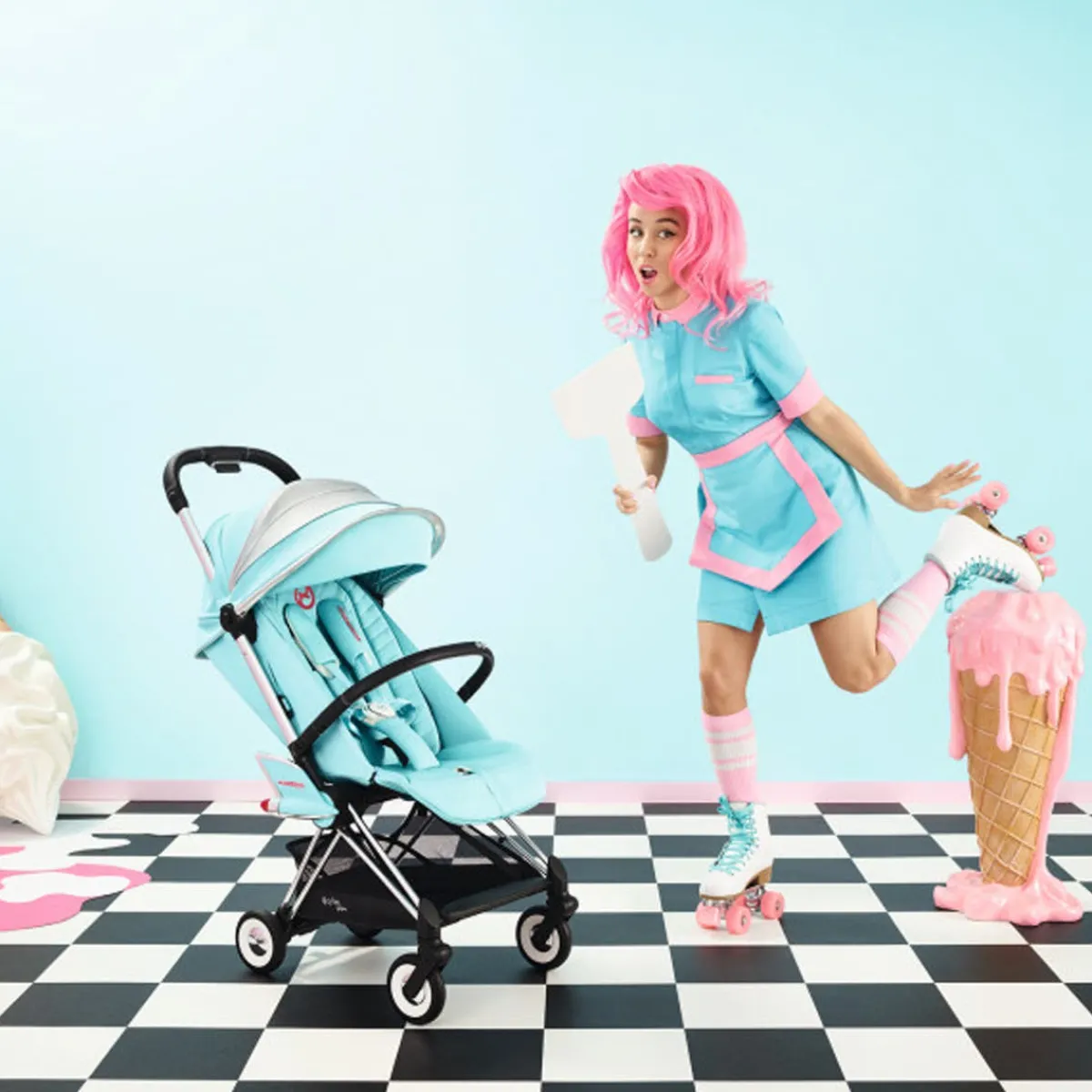 Travel Strollers-Cybex Jeremy Scott Cars Coya Stroller