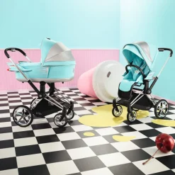 Full-Sized Strollers-Cybex Jeremy Scott Cars ePriam 2 Stroller