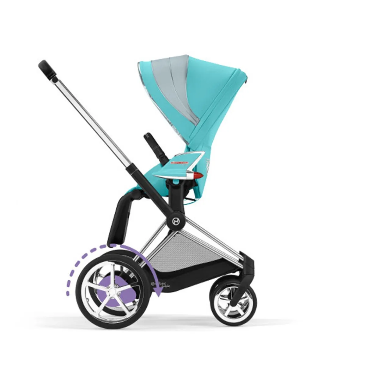 Full-Sized Strollers-Cybex Jeremy Scott Cars ePriam 2 Stroller
