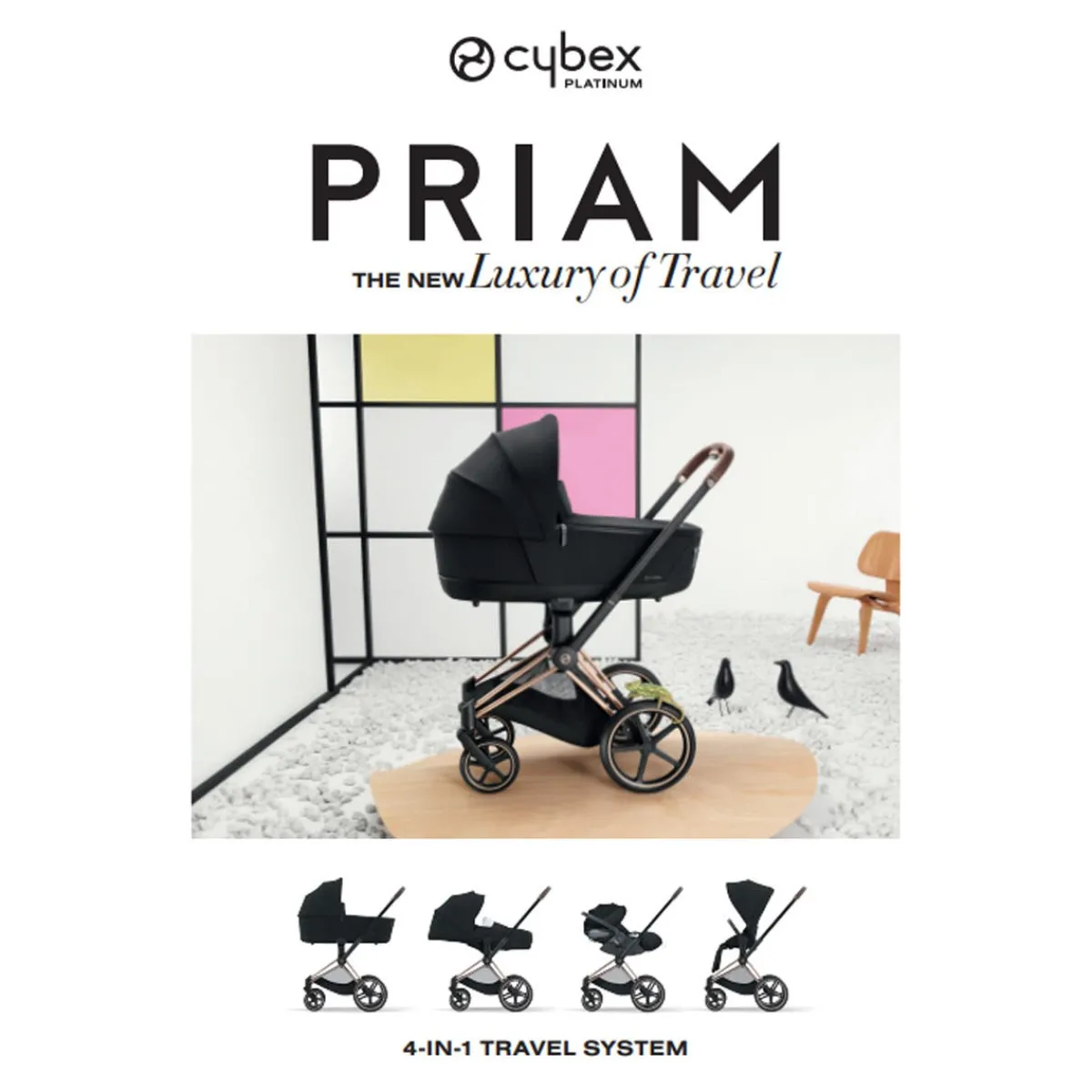 Full-Sized Strollers-Cybex Jeremy Scott Cars Priam 4 Stroller