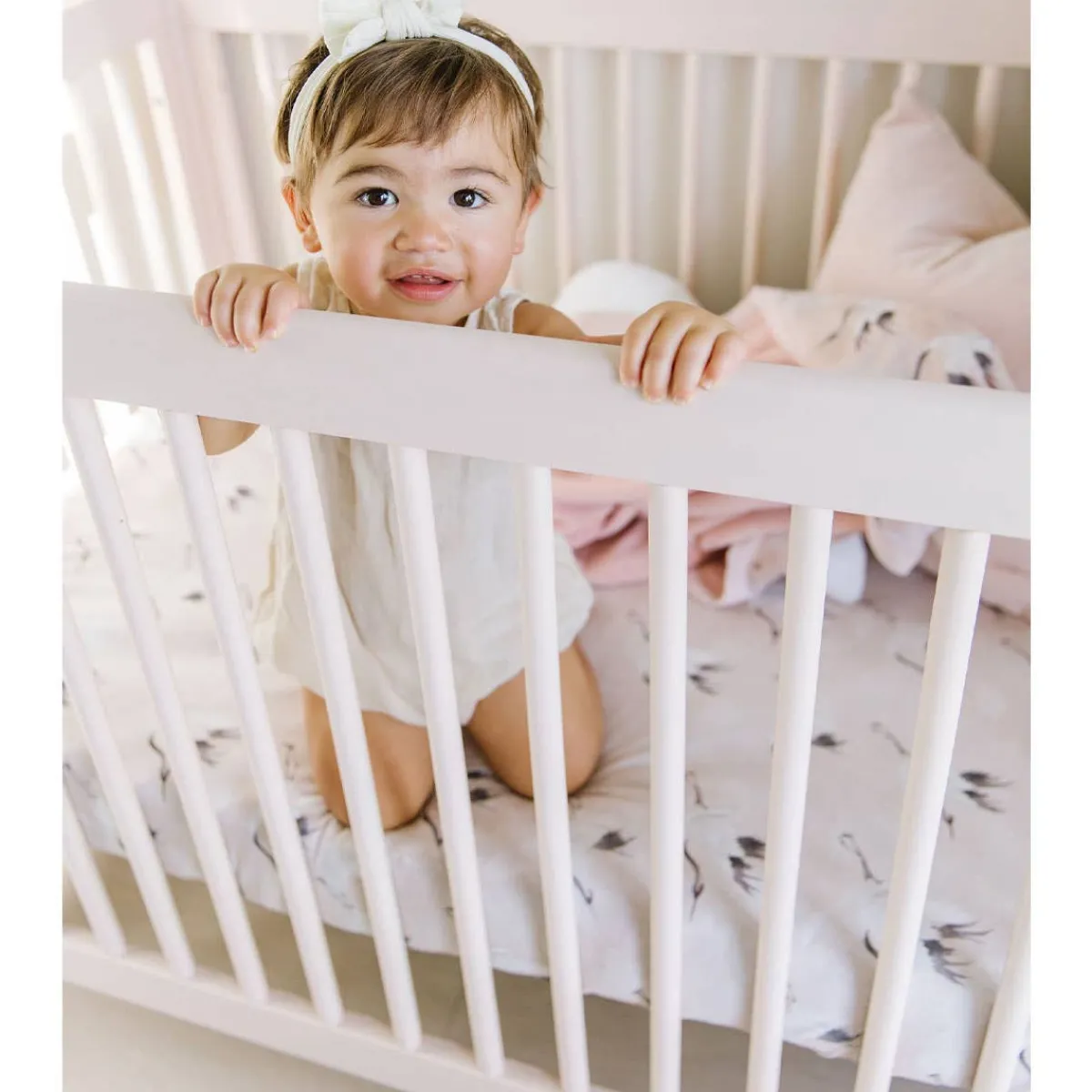 Crib Fitted Sheets-Oilo Jersey Crib Sheet
