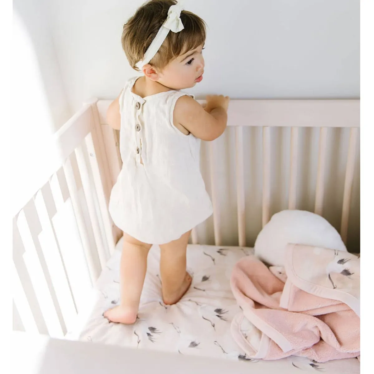 Crib Fitted Sheets-Oilo Jersey Crib Sheet