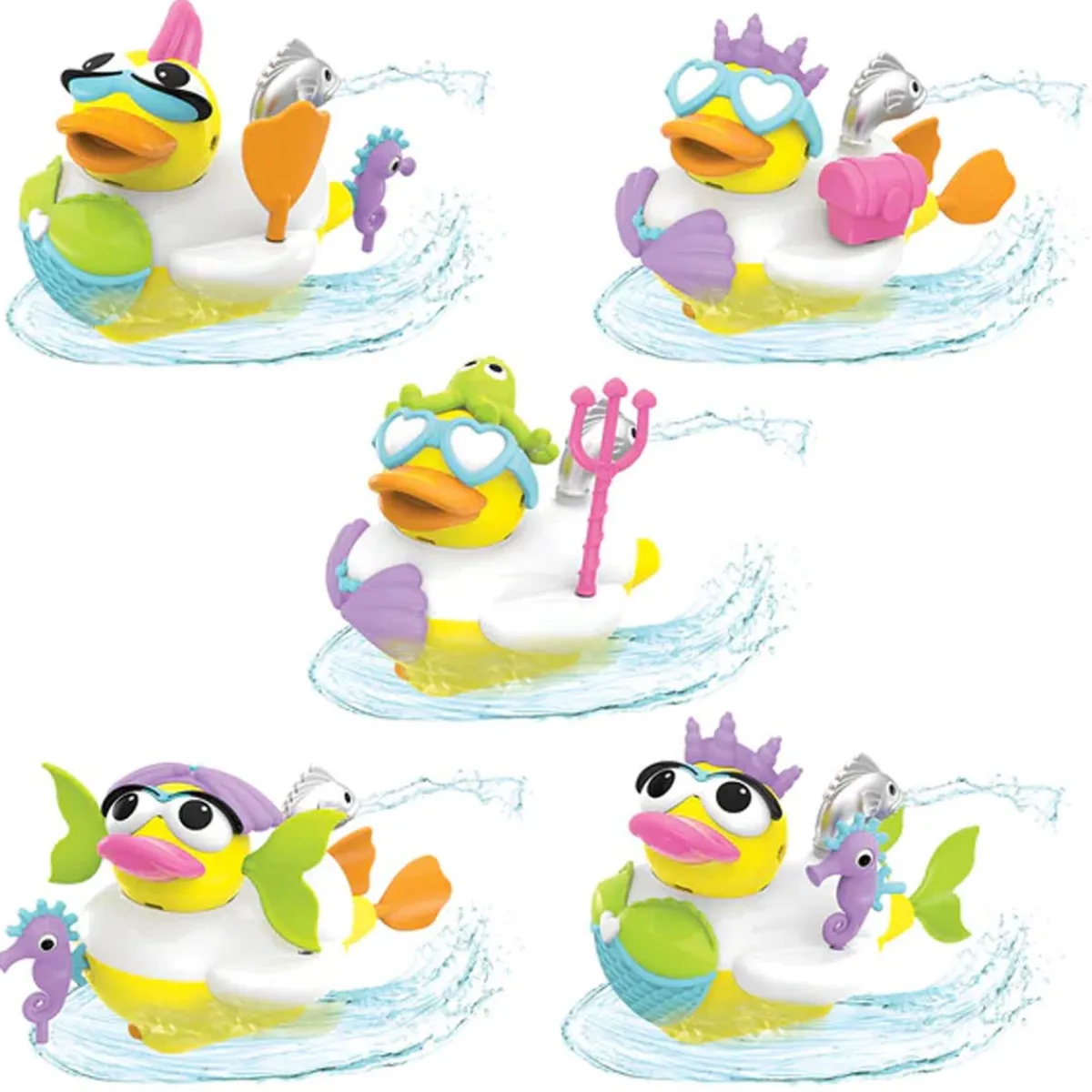 Bath Toys-Yookidoo Jet Duck Mermaid