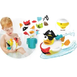 Bath Toys-Yookidoo Jet Duck Pirate