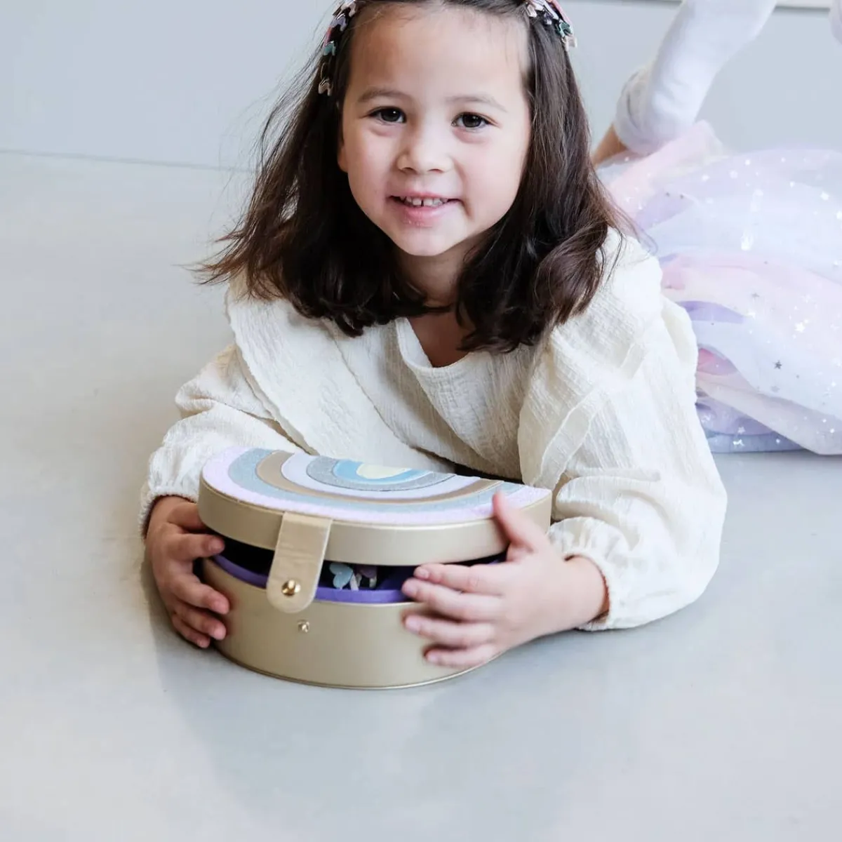 Hair Accessories|Decorative Objects-Mimi & Lula Jewellery Box Rainbow