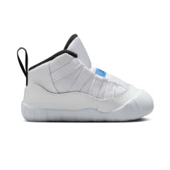 Elastic/Bungee|Baby Sneakers-Nike Jordan 11 White/Legend Blue