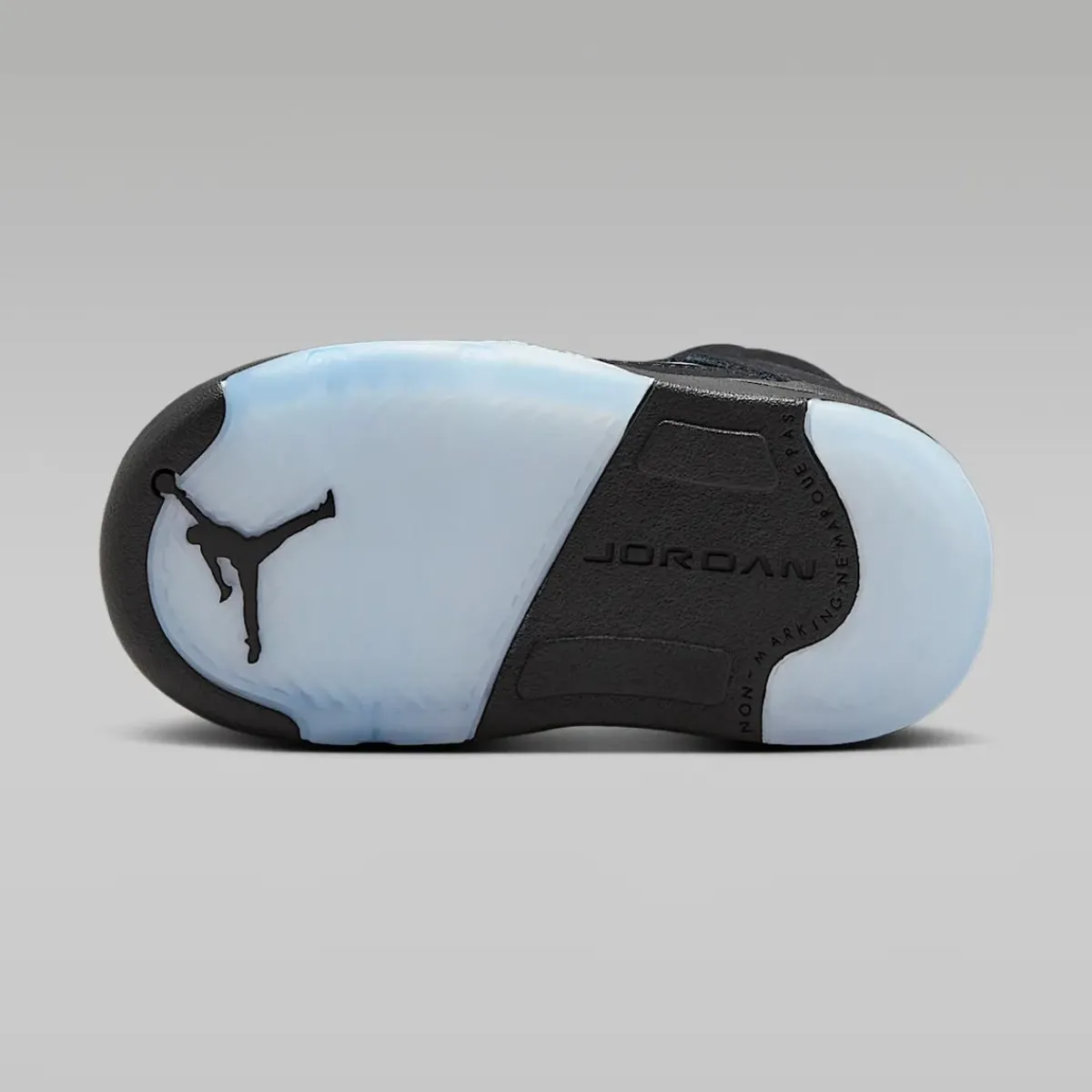Laces|Baby Sneakers-Nike Jordan 5 Retro OG (TD) Black/White-Metallic Silver-Fire Red