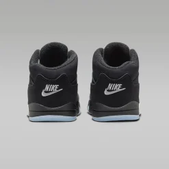 Laces|Baby Sneakers-Nike Jordan 5 Retro OG (TD) Black/White-Metallic Silver-Fire Red