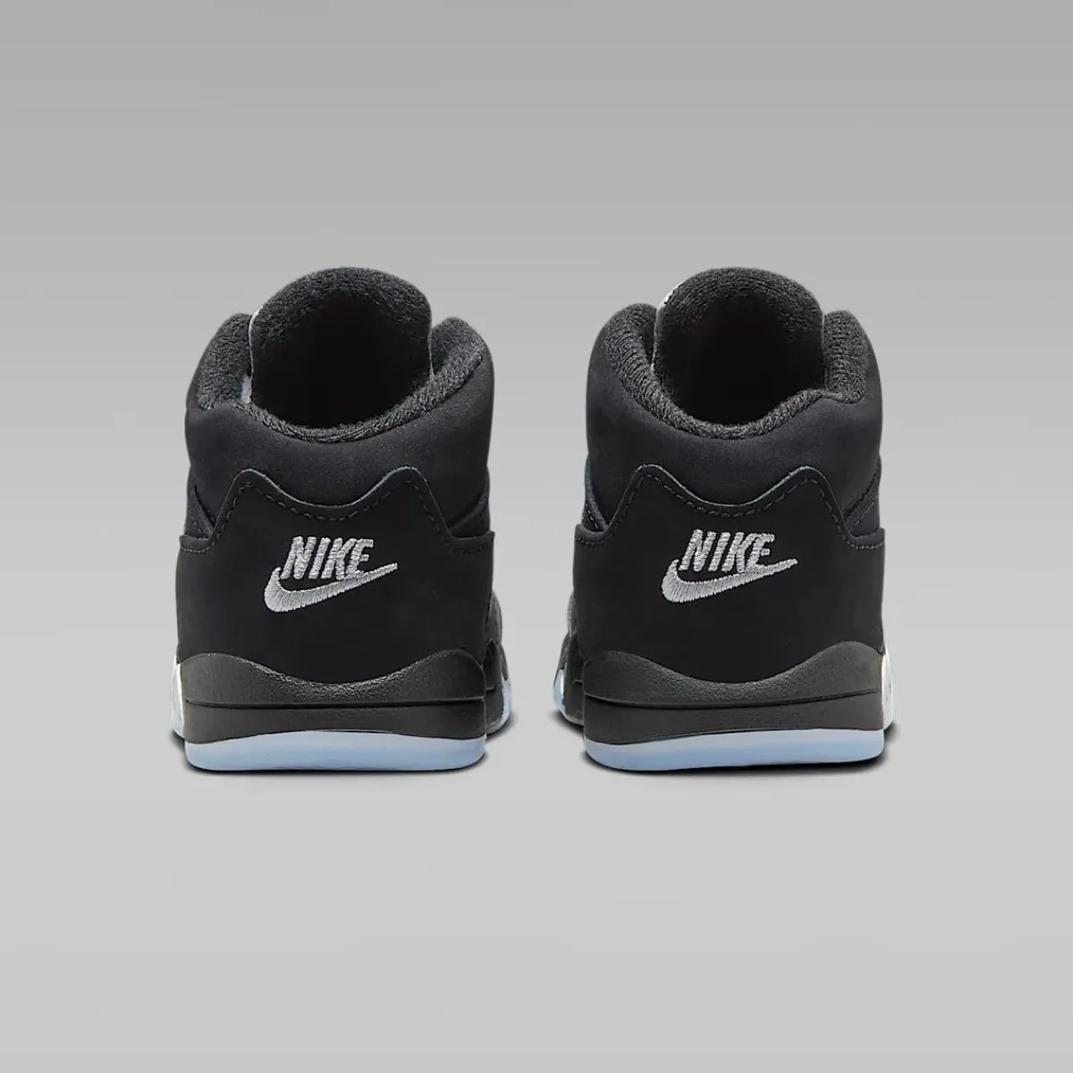 Laces|Baby Sneakers-Nike Jordan 5 Retro OG (TD) Black/White-Metallic Silver-Fire Red