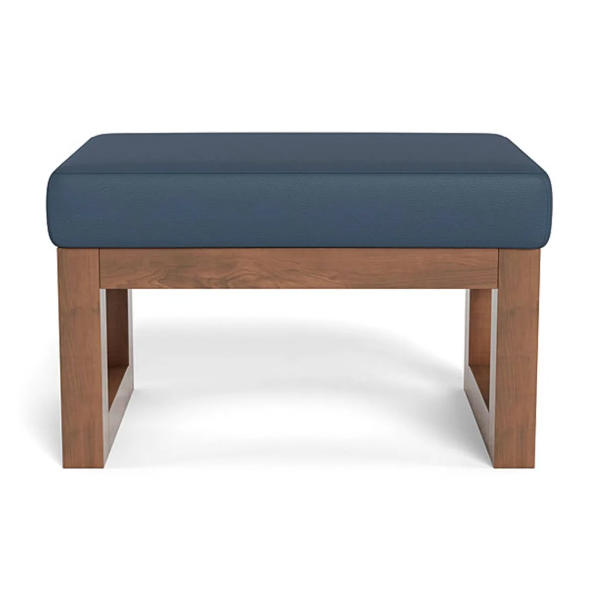 Ottomans-Monte Design Joya Ottoman - Enviroleather Fabric