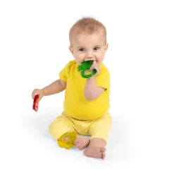 Teethers|Pacifiers + Clips-Bright Starts Juicy Chews Textured Teethers (3 Pack)