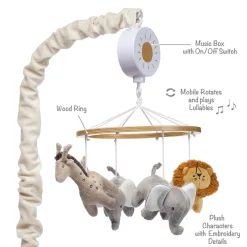Mobiles-Lambs & Ivy Jungle Adventure Musical Mobile