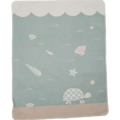 Blankets-David Fussenegger Juwel Turtle (90x70cm) LIGHT GREEN