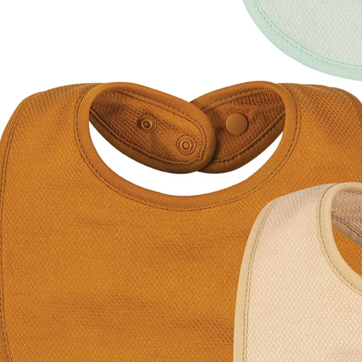 Bibs + Burps-Tiny Twinkle Kaffle Feeder Bib (8 Pack)