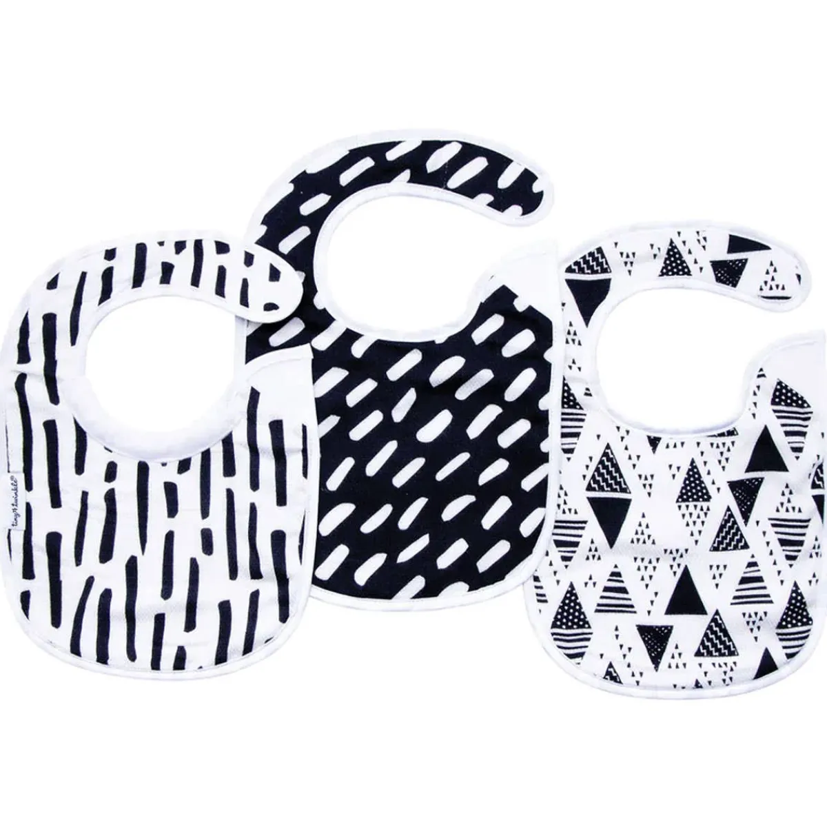 Bibs + Burps-Tiny Twinkle Kaffle Feeder Bib (3 Pack)