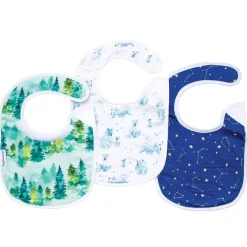 Bibs + Burps-Tiny Twinkle Kaffle Feeder Bib (3 Pack)