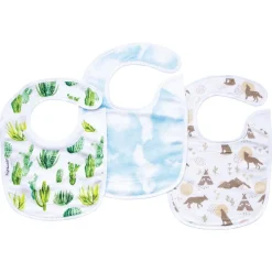 Bibs + Burps-Tiny Twinkle Kaffle Feeder Bib (3 Pack)