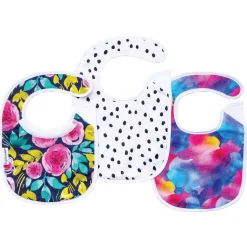 Bibs + Burps-Tiny Twinkle Kaffle Feeder Bib (3 Pack)