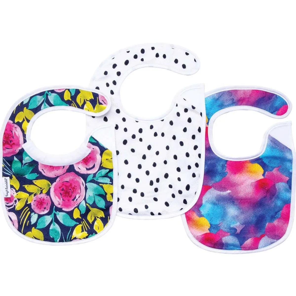 Bibs + Burps-Tiny Twinkle Kaffle Feeder Bib (3 Pack)