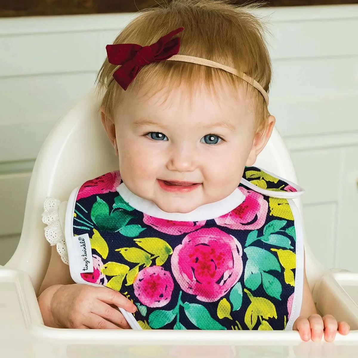 Bibs + Burps-Tiny Twinkle Kaffle Feeder Bib (3 Pack)