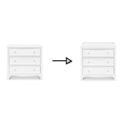Dressers-DaVinci Kalani 3 Drawer Dresser