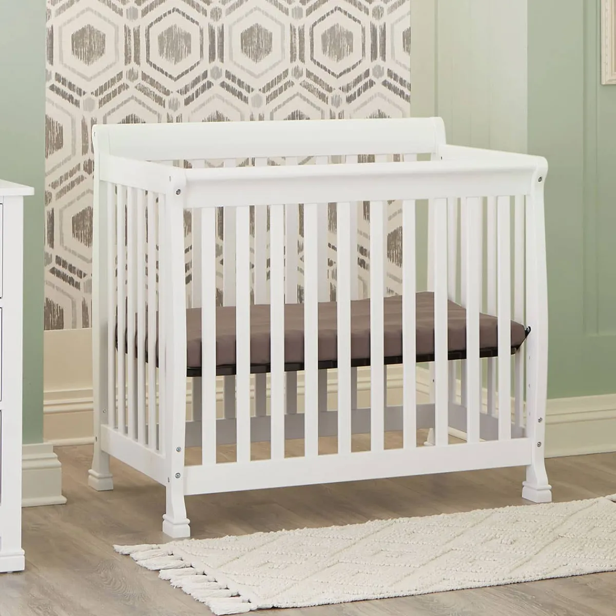 Mini Cribs-DaVinci Kalani 4-in-1 Convertible Mini Crib