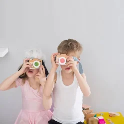 Pretend Play|Wooden Toys-Kiko + GG Kaleidoscope Play Camera