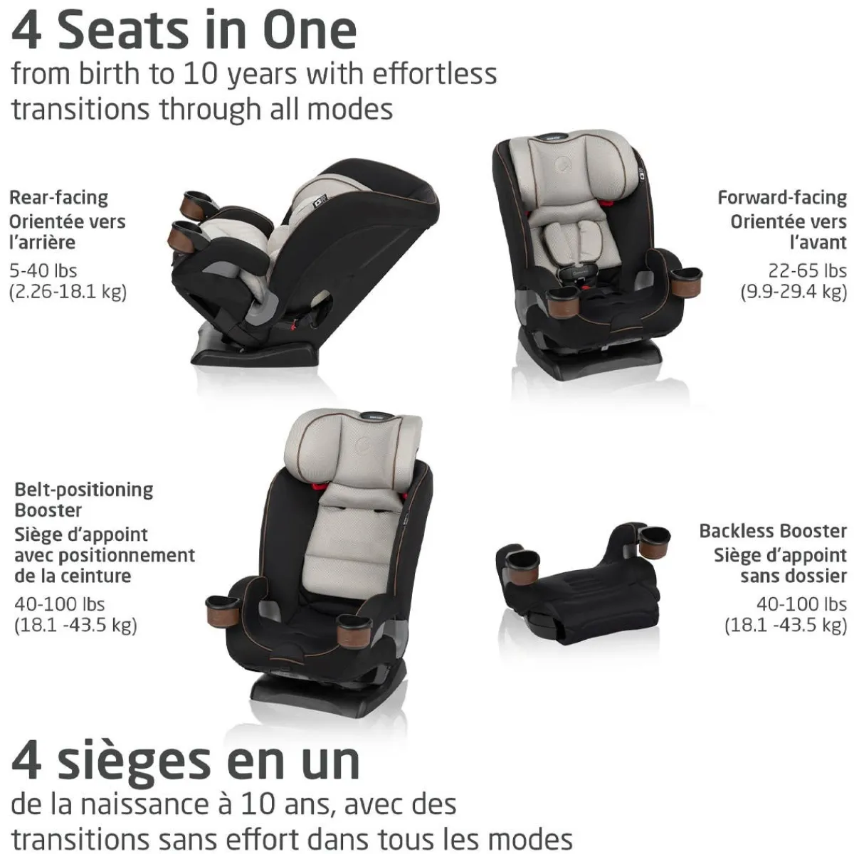 Car Seat Bases|All-In-One Car Seats-Maxi-Cosi Kani All-in-One Car Seat - Onyx Sand
