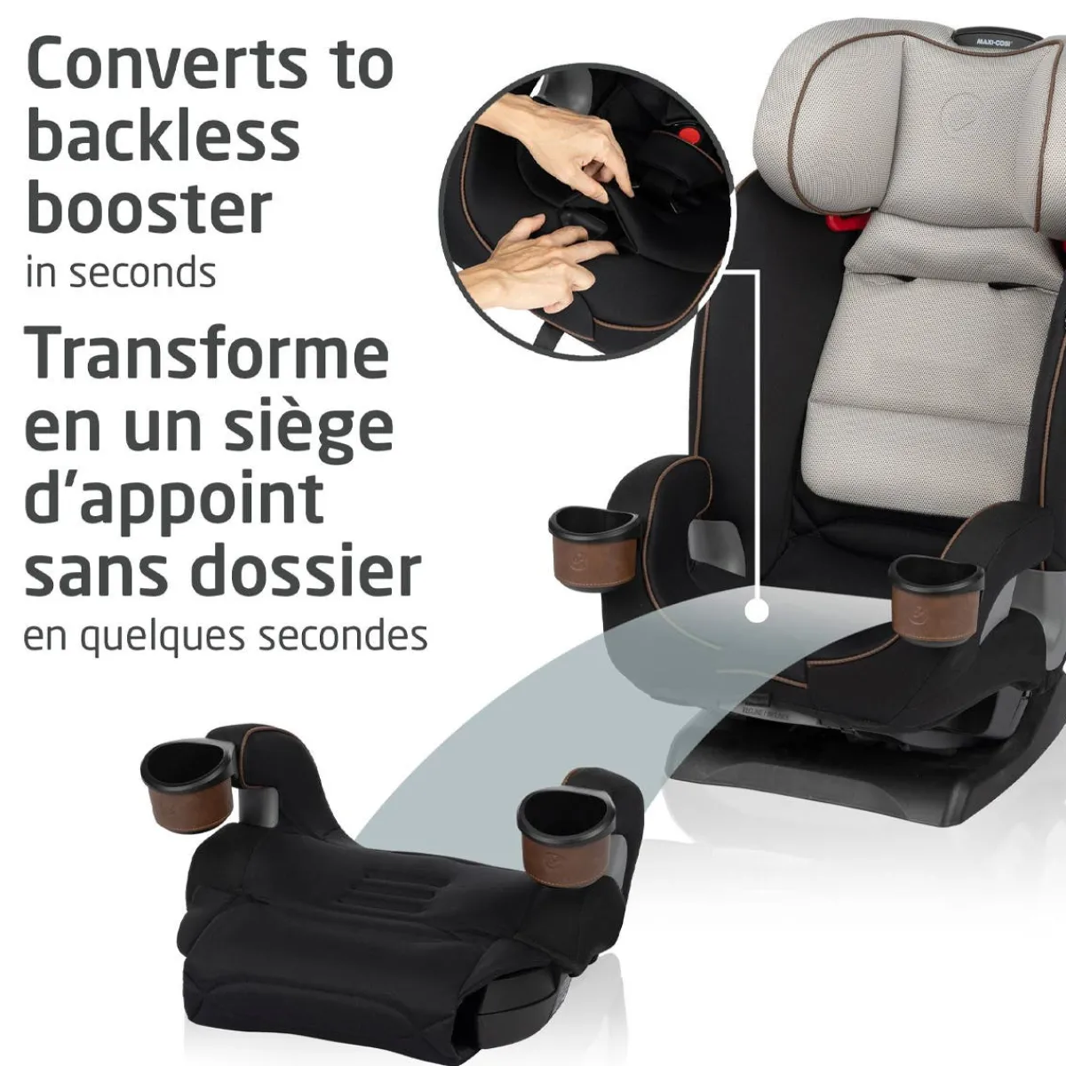 Car Seat Bases|All-In-One Car Seats-Maxi-Cosi Kani All-in-One Car Seat - Onyx Sand