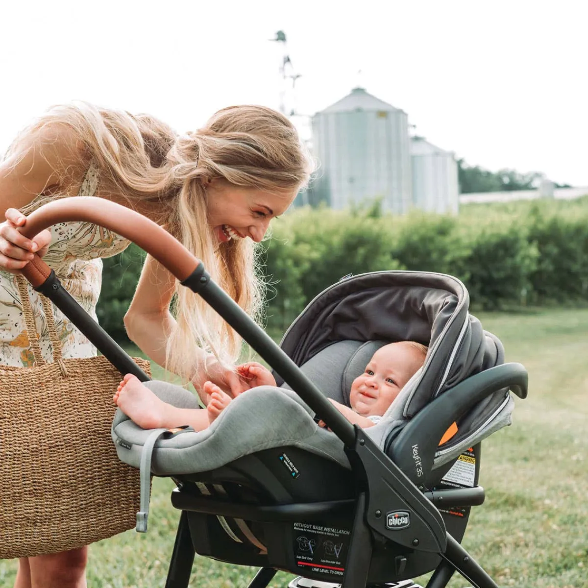 Car Seat Bases|Nfant Car Seats-Chicco KeyFit 35 ClearTex Infant Car Seat Shadow