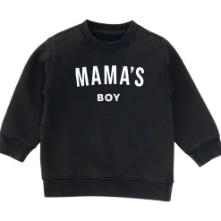 Sweaters + Jackets-Brunette the Label Kids Core Crew (Mama's Boy) Acid Black