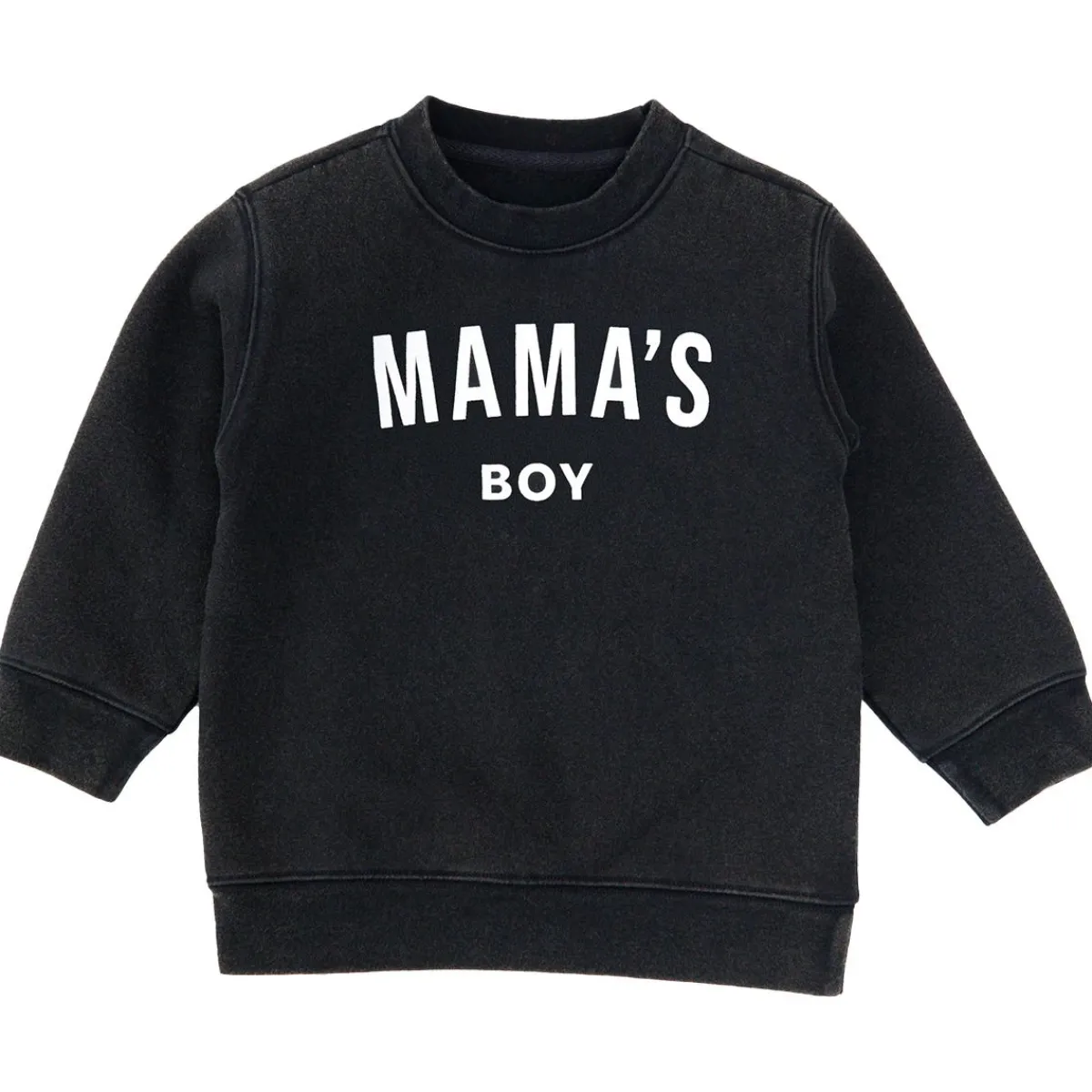 Sweaters + Jackets-Brunette the Label Kids Core Crew (Mama's Boy) Acid Black