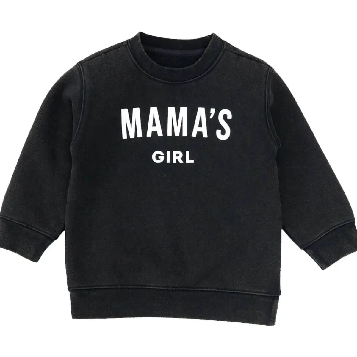 Sweaters + Jackets-Brunette the Label Kids Core Crew (Mama's Girl) Acid Black
