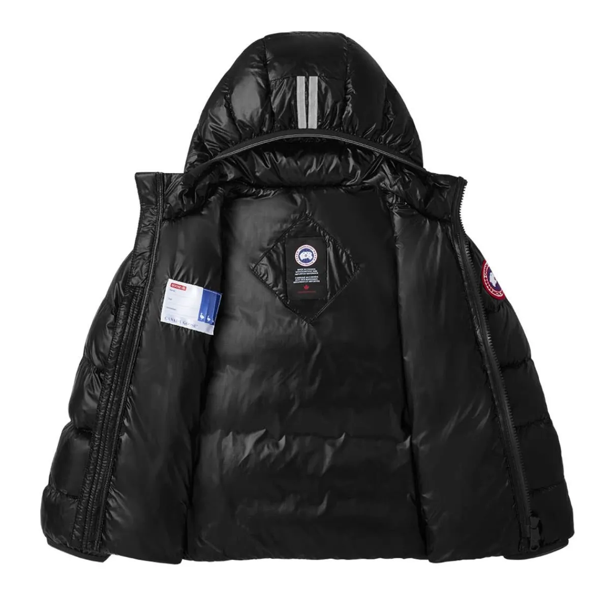 Winter Coats-Canada Goose Kids Crofton Hoody Black