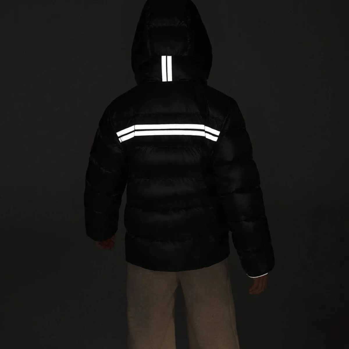 Winter Coats-Canada Goose Kids Crofton Hoody Black
