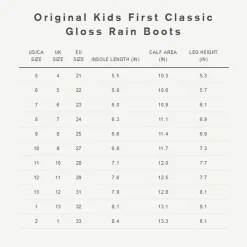 Rain Boots-Hunter Kids First Classic (Gloss)