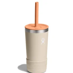 Kids Water Bottles|Sippy Cups + Straw Cups-Hydro Flask Kids Tumbler with Straw & Boot (12 oz)