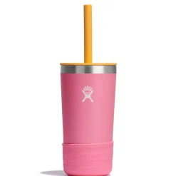 Kids Water Bottles|Sippy Cups + Straw Cups-Hydro Flask Kids Tumbler with Straw & Boot (12 oz)