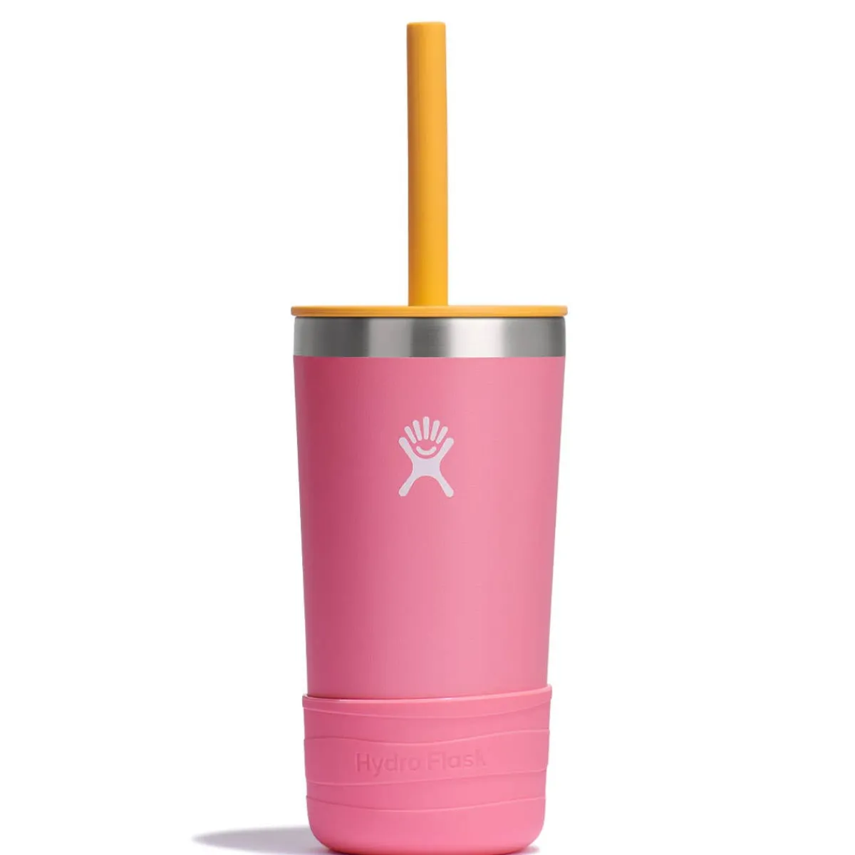 Kids Water Bottles|Sippy Cups + Straw Cups-Hydro Flask Kids Tumbler with Straw & Boot (12 oz)