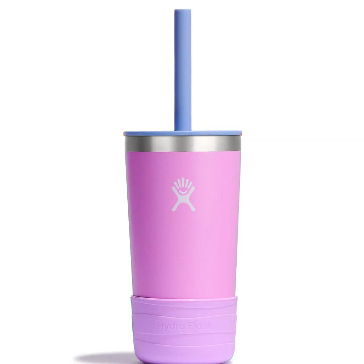 Kids Water Bottles|Sippy Cups + Straw Cups-Hydro Flask Kids Tumbler with Straw & Boot (12 oz)