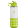 Kids Water Bottles|Sippy Cups + Straw Cups-Hydro Flask Kids Wide Mouth Straw Lid & Boot (20 oz)