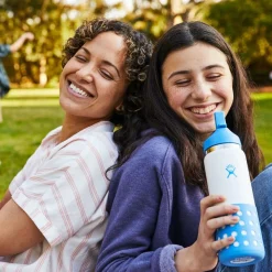 Kids Water Bottles|Sippy Cups + Straw Cups-Hydro Flask Kids Wide Mouth Straw Lid & Boot (20 oz)