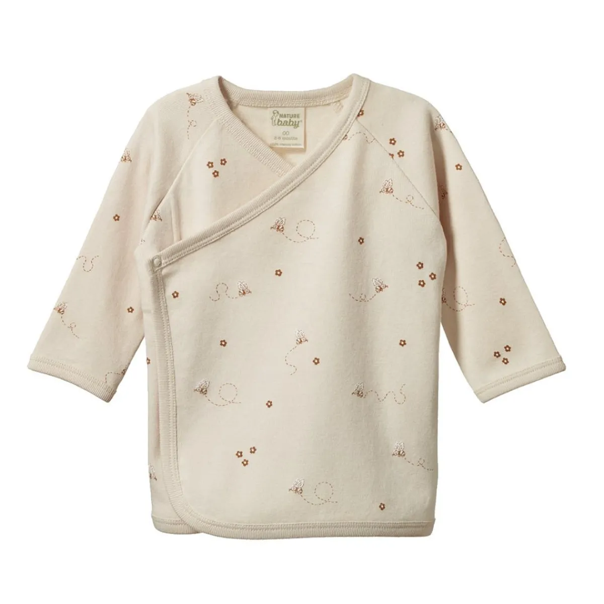 Tops + Tees-Nature Baby Kimono Jacket Bumble Bee