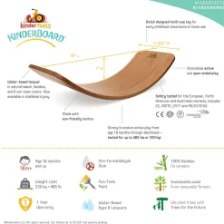 Ride-On Toys|Wooden Toys-Kinderfeets Kinderboard (Bamboo)