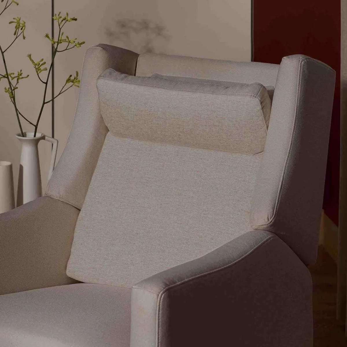 Motorized Gliders|Gliders-Babyletto Kiwi Plus Power Glider Recliner with Power Headrest (Eco-Performance)