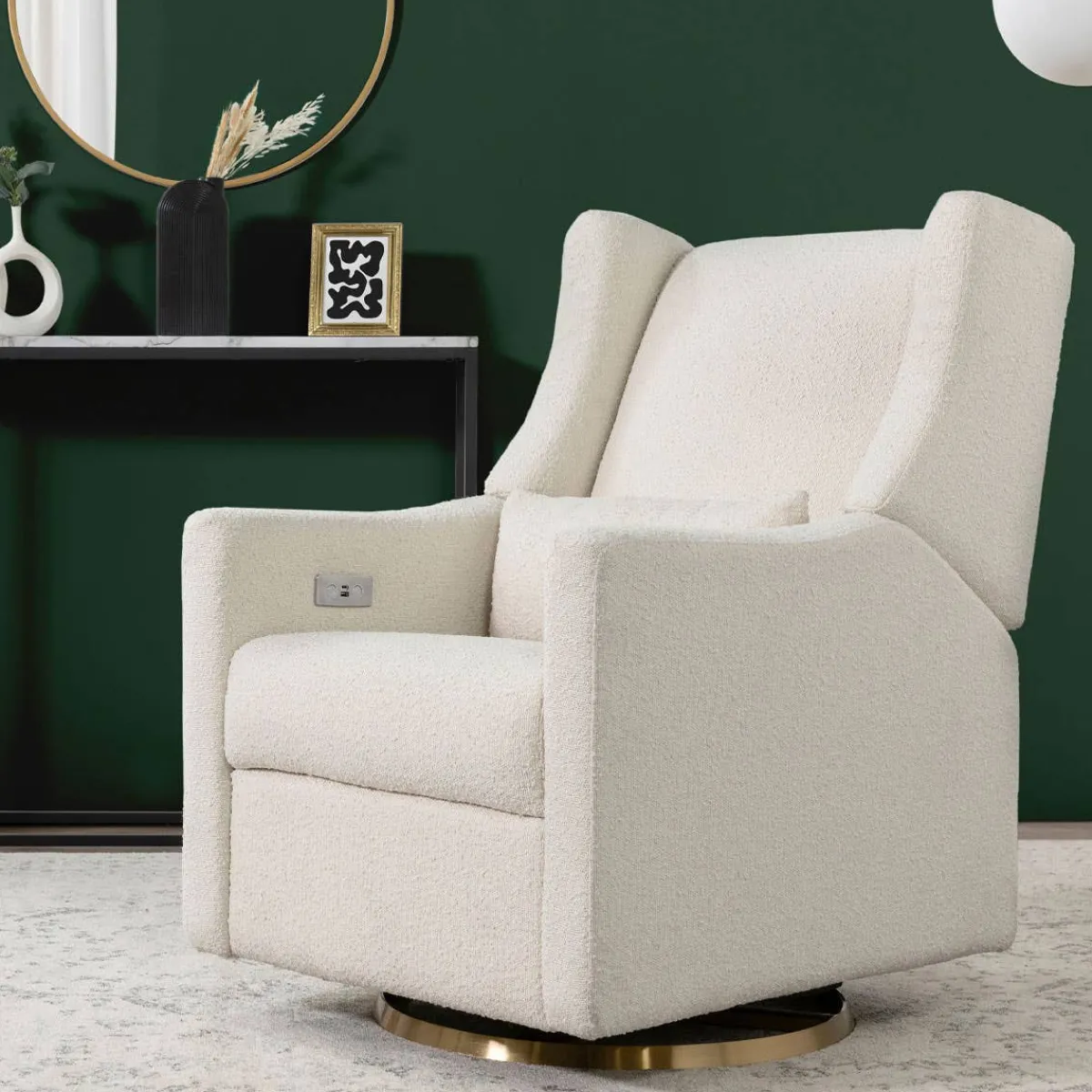 Motorized Gliders|Gliders-Babyletto Kiwi Power Glider Recliner (Boucle)