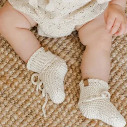 Infant Socks + Booties-Quincy Mae Knit Booties
