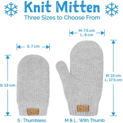 Mitts + Gloves-Jan & Jul Knit Mittens