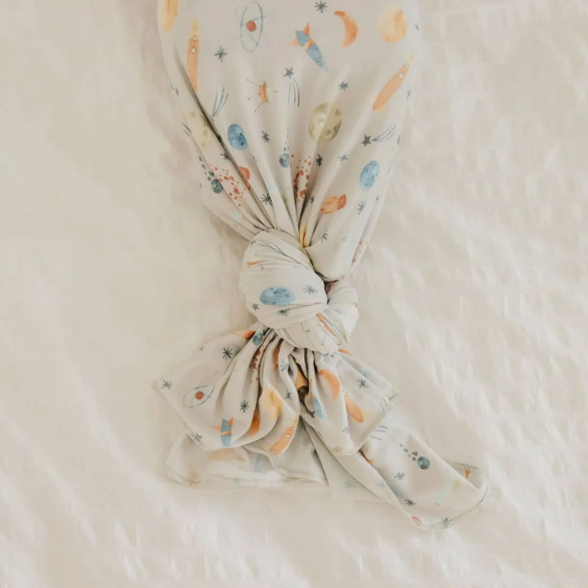 Blankets|Sleep Sacks + Wraps-Copper Pearl Knit Swaddle Blanket